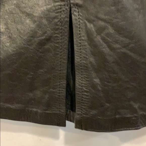 80’s Vintage Genuine Leather Skirt - Picture 7 of 8